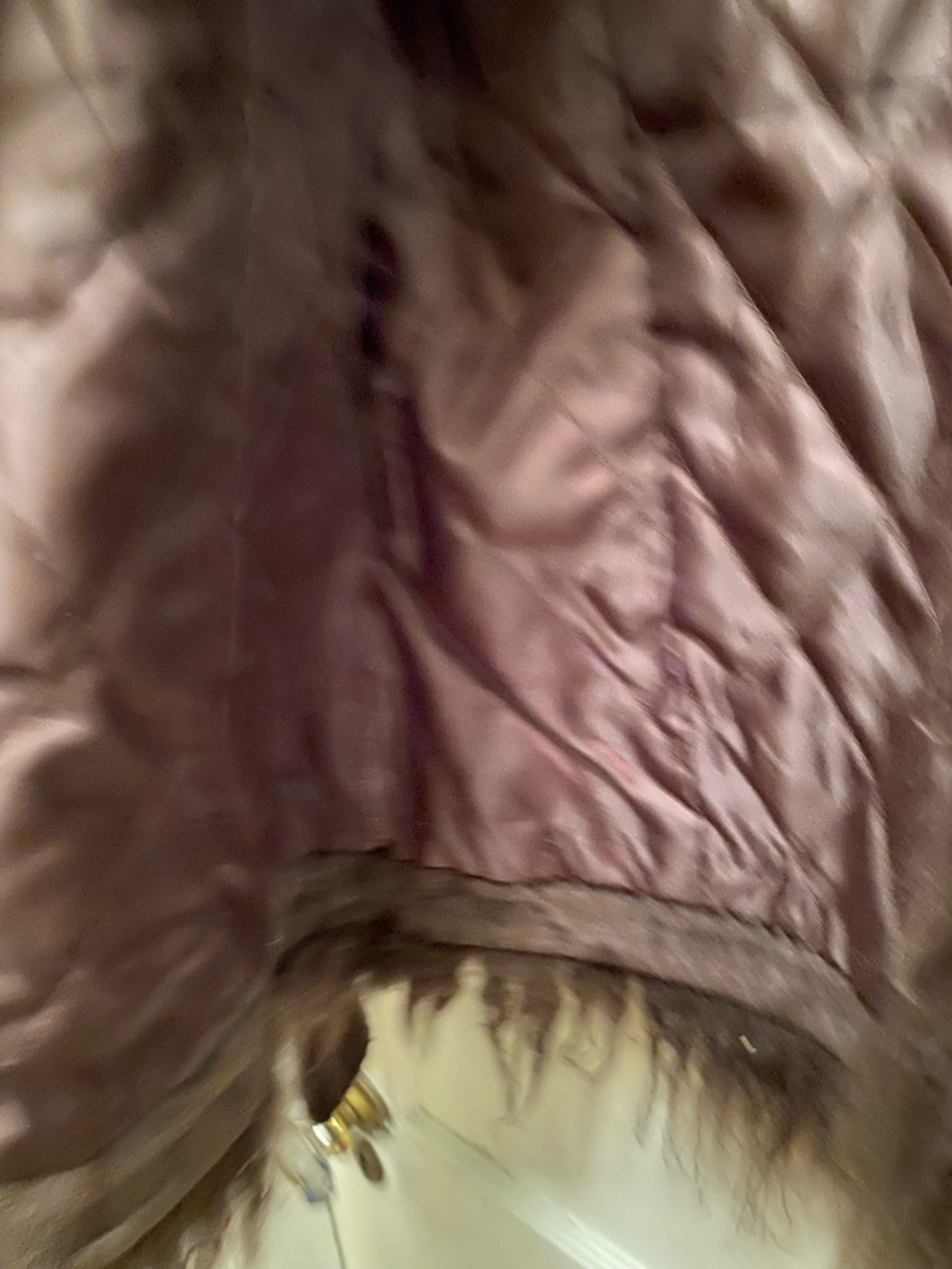 “if it were me”Chocolate Brown Real  FurTrim Suede Knit Sleeve Jacket - Picture 7 of 10